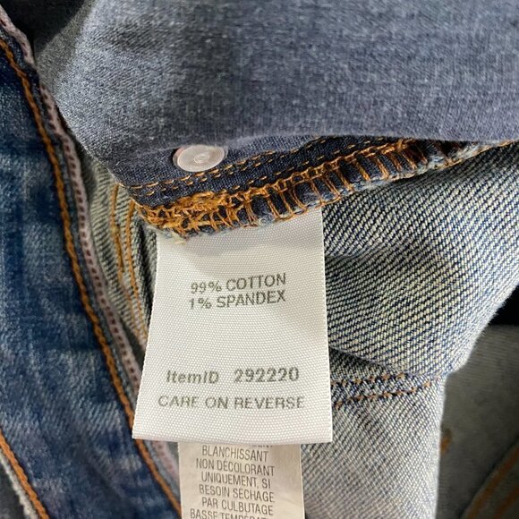 L.L.Bean 1912 Jeans Favorite Fit Straight Leg Blue NWT Women's‎ Size 16 MT - Picture 9 of 10